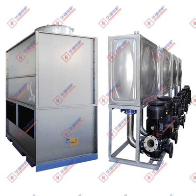 دوام بالا برج خنک کننده بسته صرفه جویی در انرژی کم سر و صدا