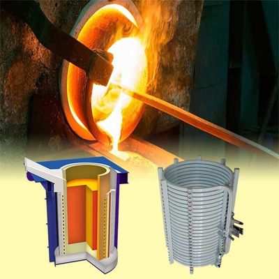 فرن ذوب کننده خلاء فرکانس متوسط درجه یک صرفه جویی در انرژی